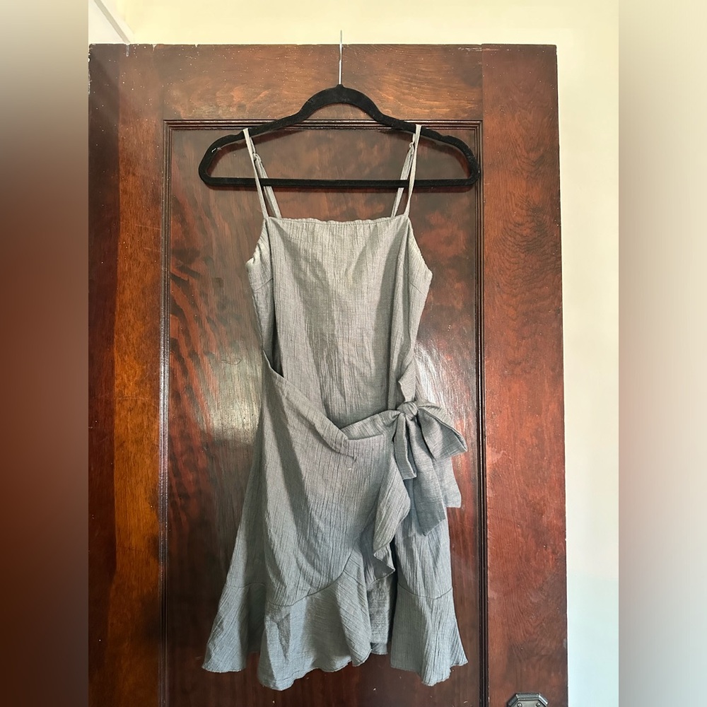 Rumor Gray Mini Dress